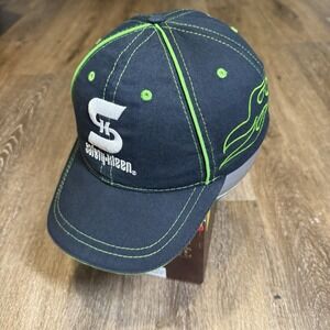 Safety Kleen Hat Black Green Trucker Racing Baseball Dad Cap‎ Nascar Promo